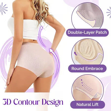 SculptFlex Tummy Control & Hip Lifting Seamless Panties - Ultra-Smooth Pack of 4 (Multicolor)