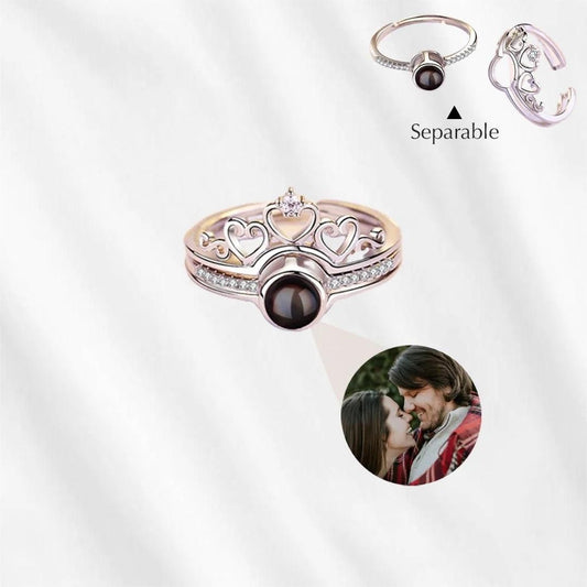 LoveGlow Ring – 'I Love You' in 100 Languages Projection Ring for Her
