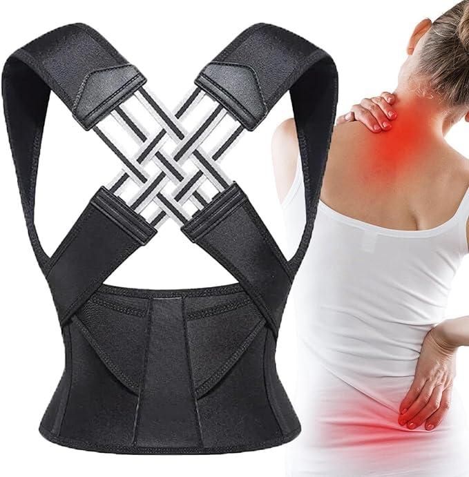 PosturePro Adjustable Back Support & Slouch Relief Belt