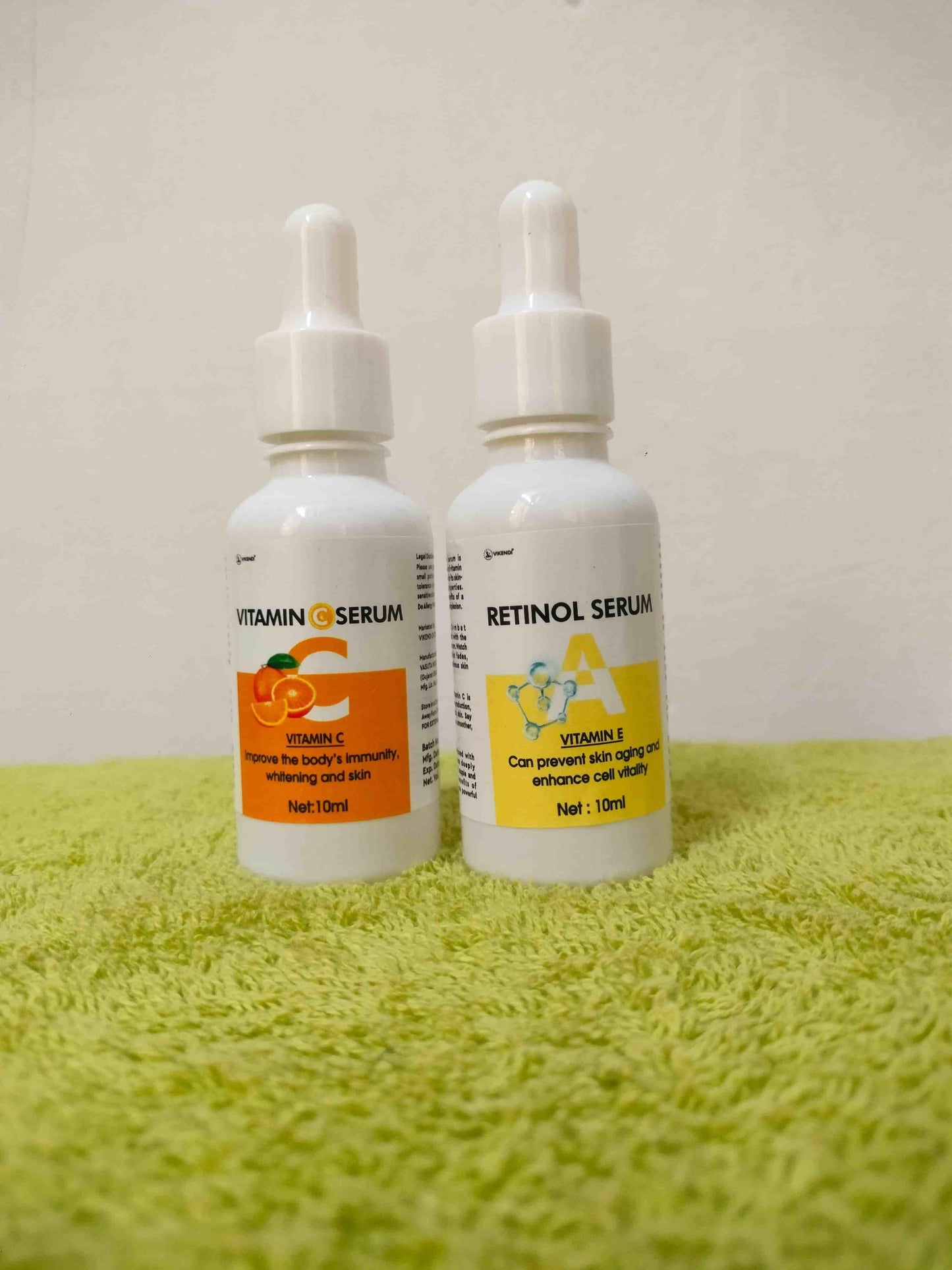 Vitamin C Serum And Retinol Serum 10ML (Pack of 2)