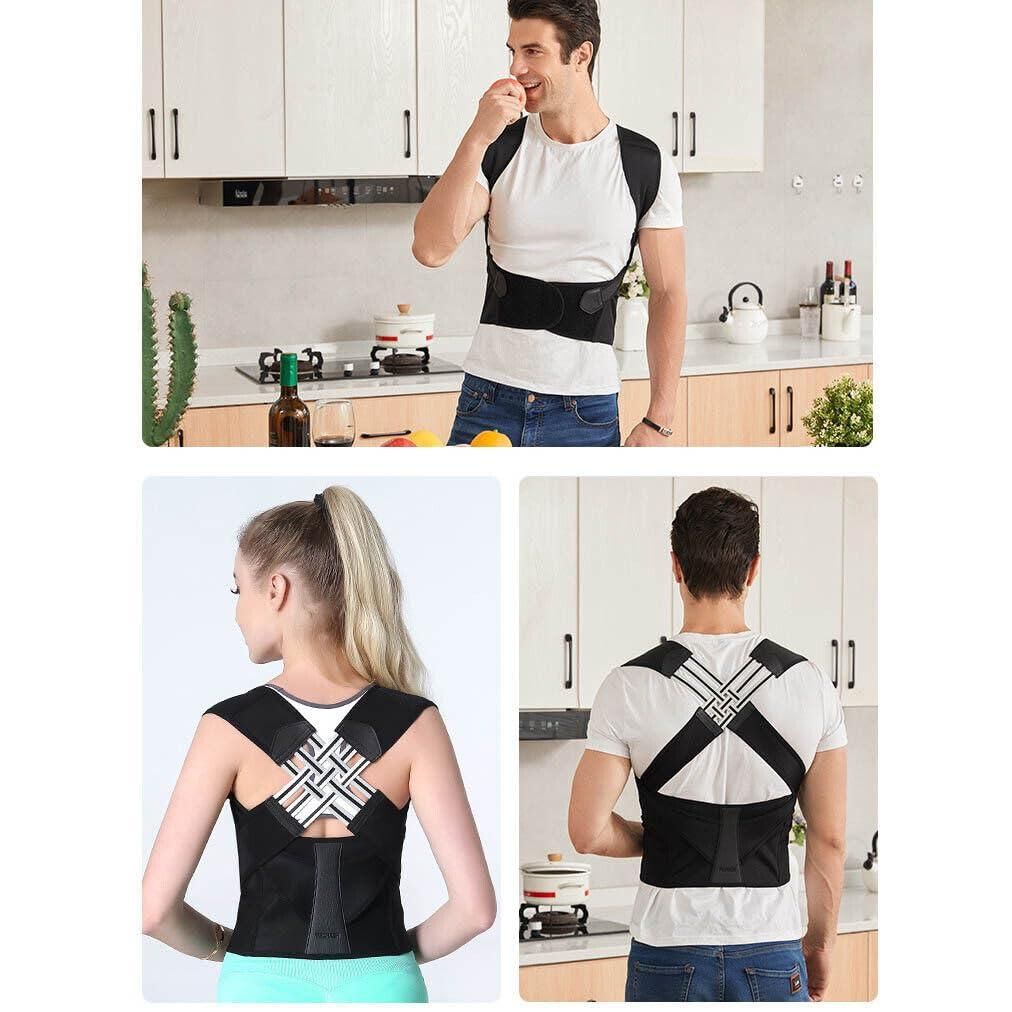 PosturePro Adjustable Back Support & Slouch Relief Belt