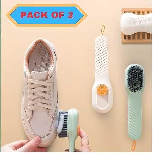 Soap Dispensing Cleaning Brush (Pack of 2)