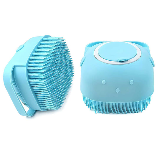 Soft Silicone Bath Brush with Soap Dispenser
