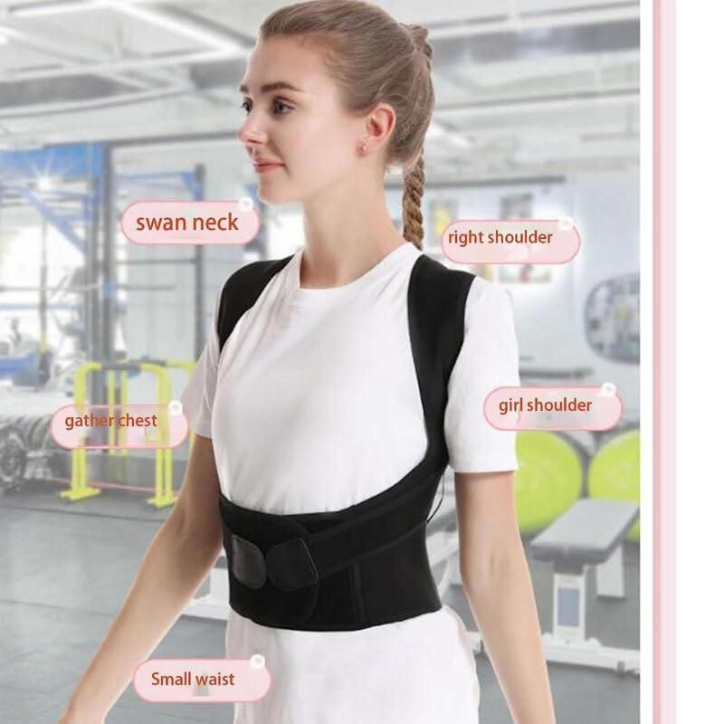 PosturePro Adjustable Back Support & Slouch Relief Belt