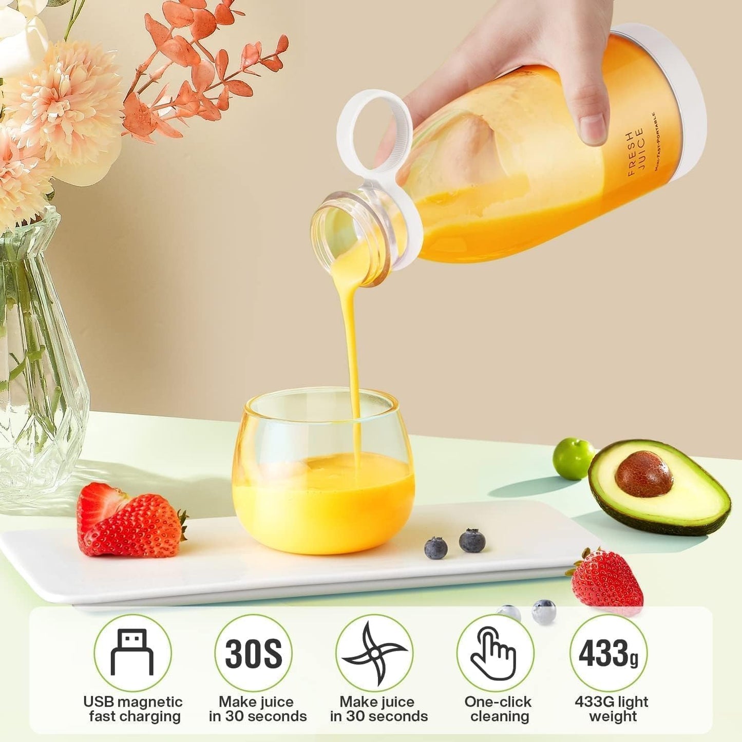 Portable Juicer cum Blender