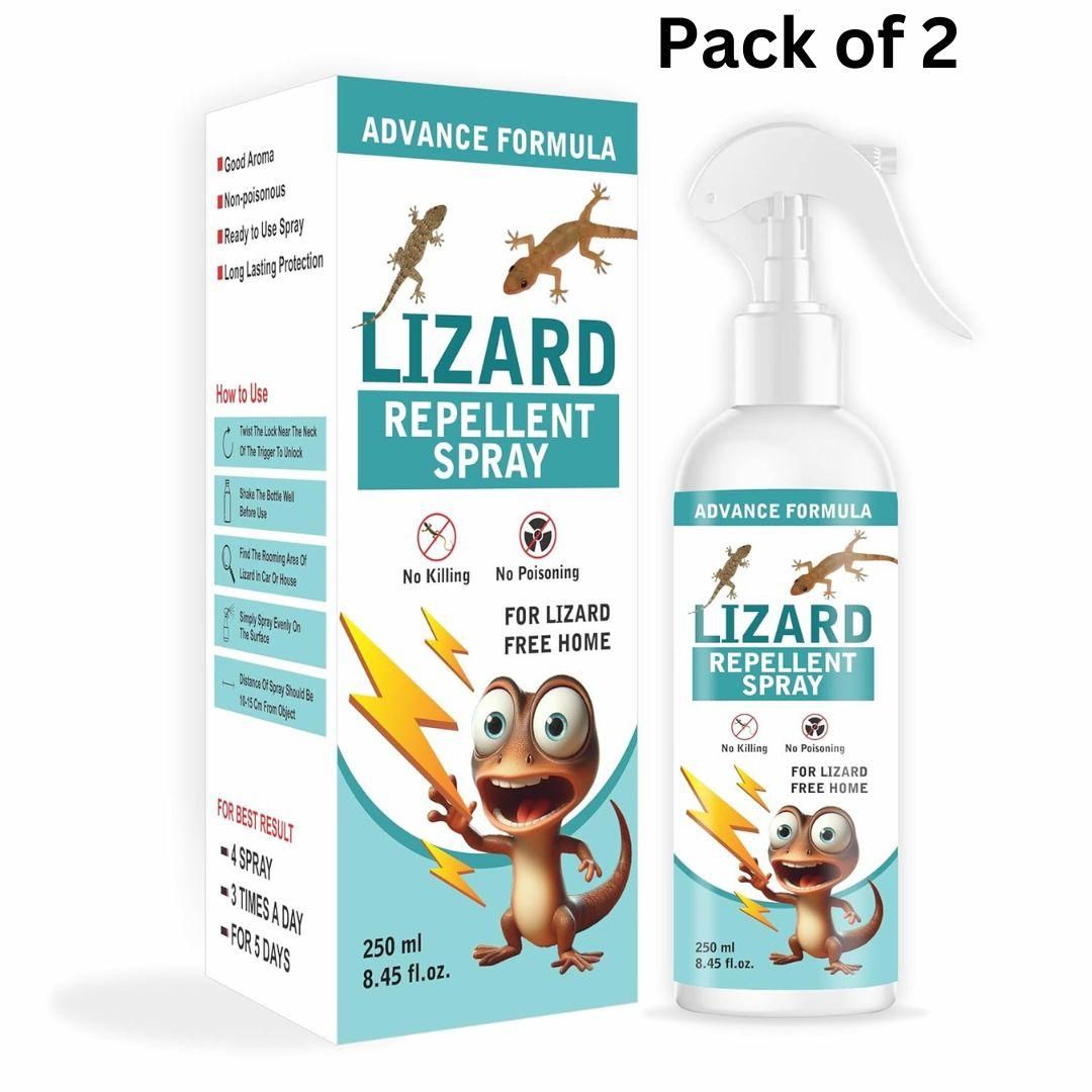 LizardShield Pro+ Natural Lizard Repellent Spray – Twin Pack
