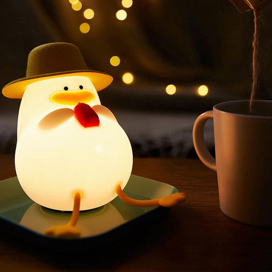 LumiDuck Silicone Night Light – Soft Glow Companion for Peaceful Nights