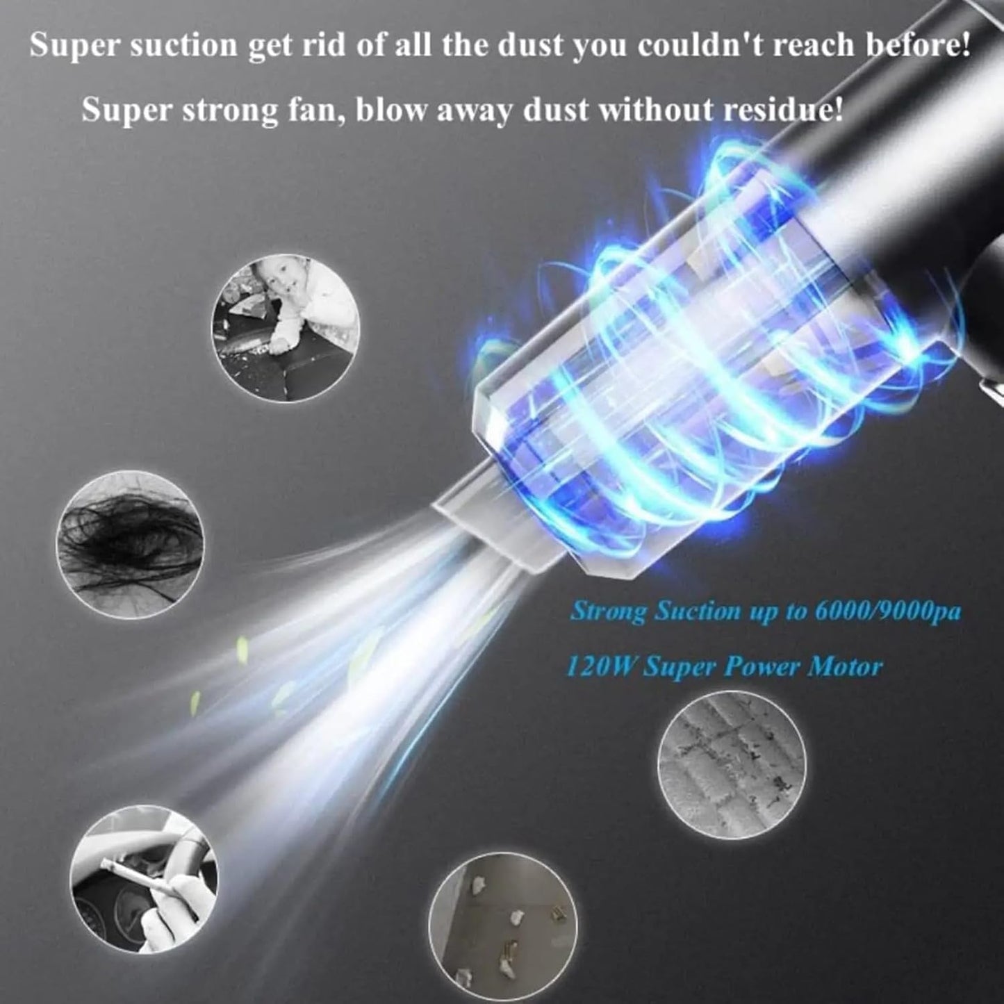 Multipurpose Wireless Vacuum Cleaner and Air Blower